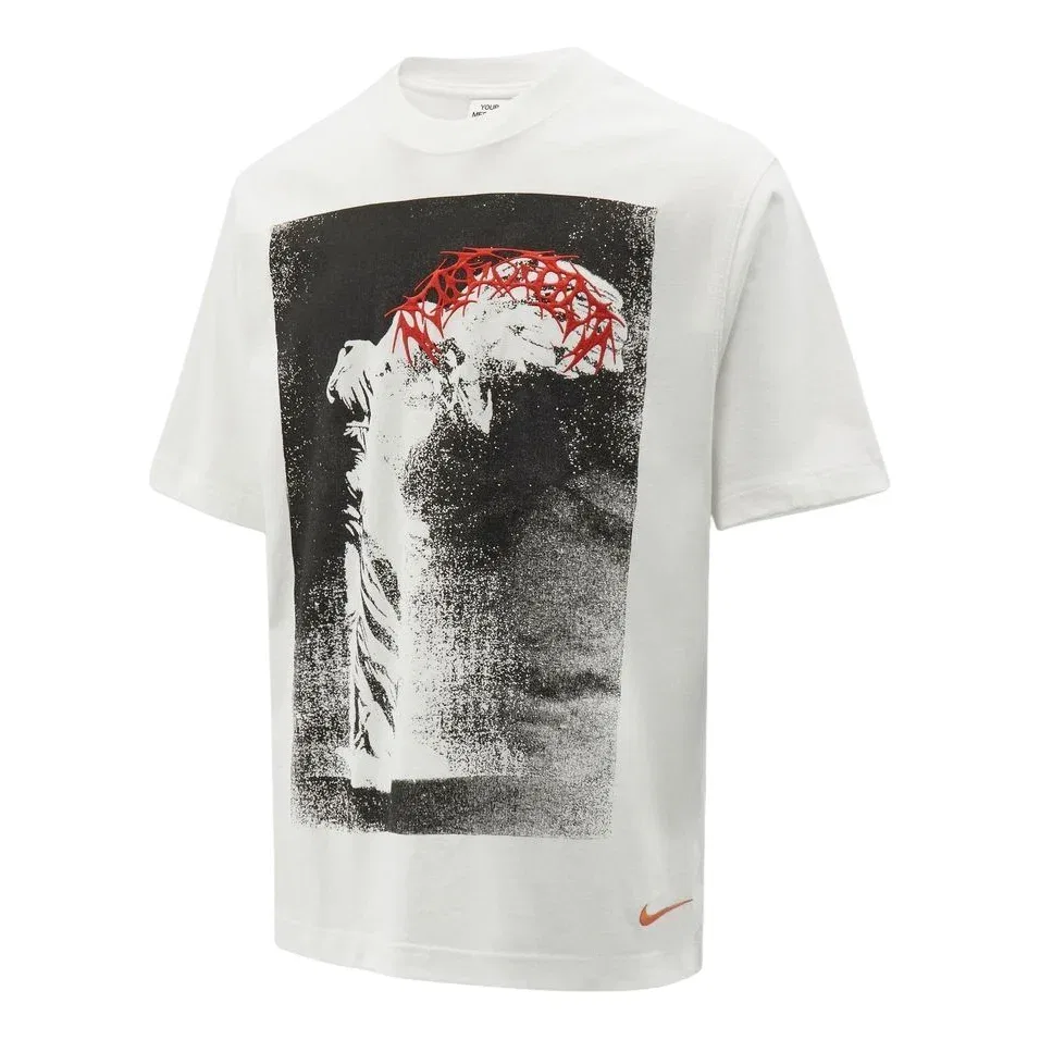 Мужская футболка Your Message Here T-Shirt Asia Sizing 'White' Nike, белый