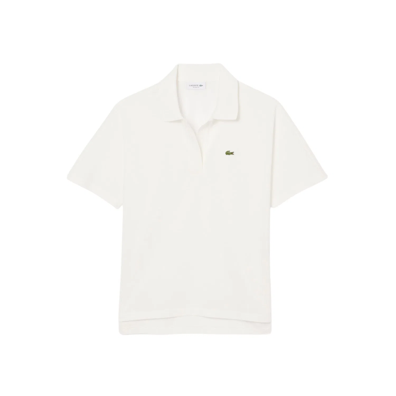 Поло Lacoste White, классическое хлопковое пике
