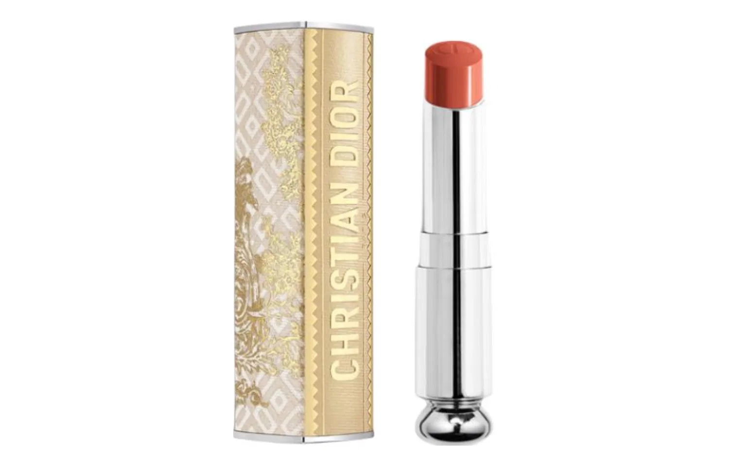 Женская помада с кремовой текстурой, модель 524 DIORETTE Peach Foam, DIOR, Peach Foam