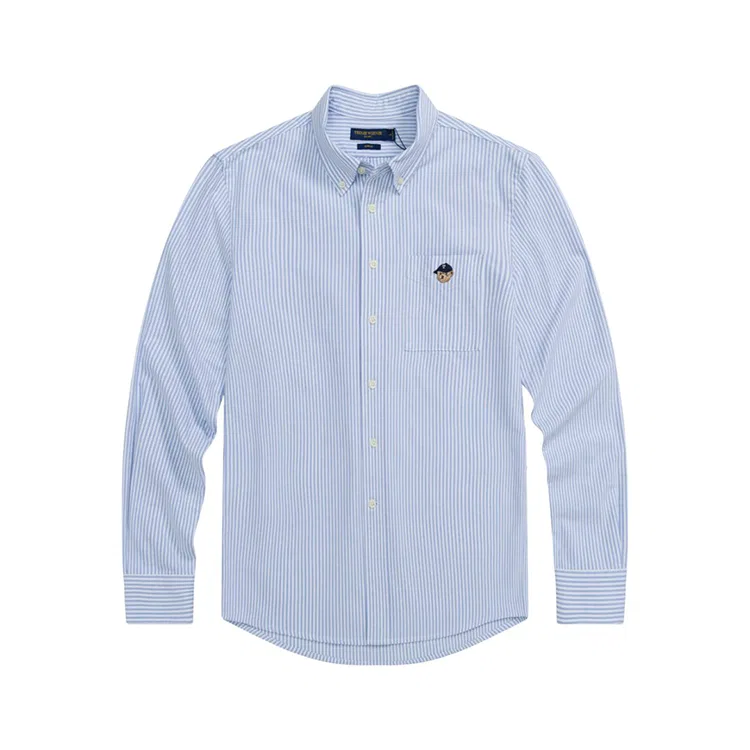 Детская рубашка с длинным рукавом Evergreen Collection Teenie Weenie Men, Denim — фото 3