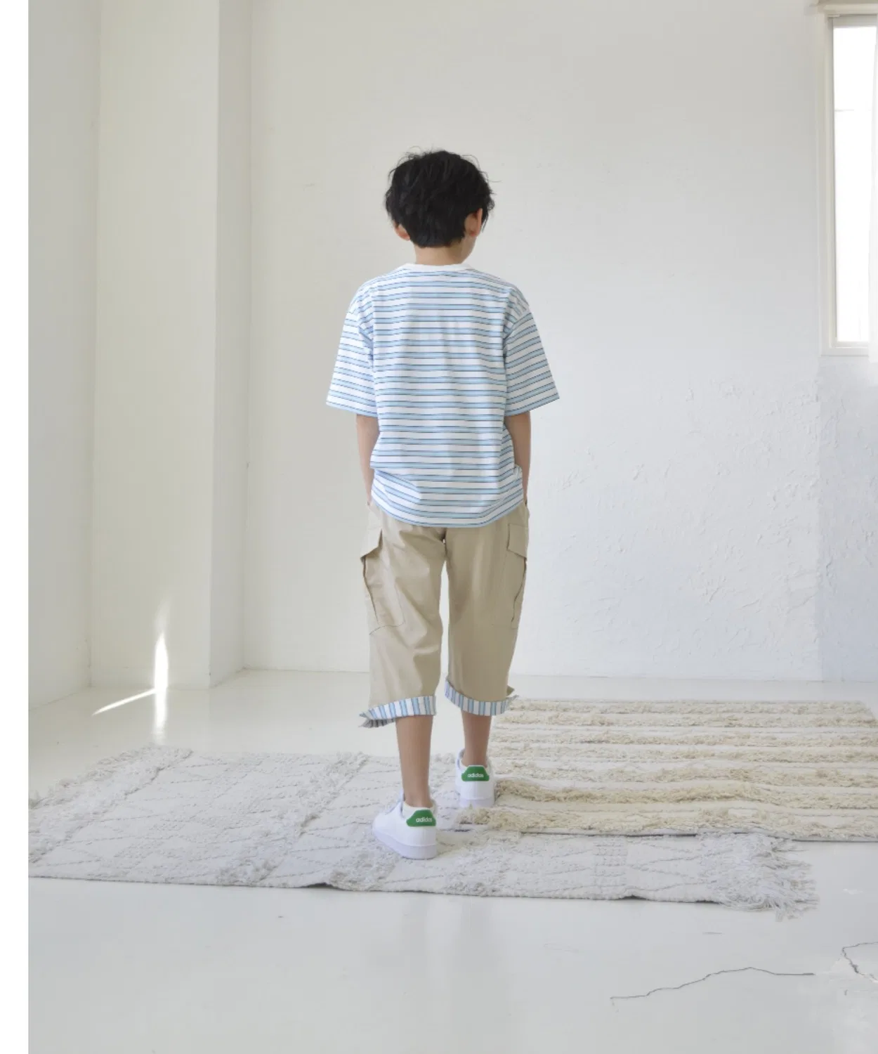 Детская футболка с принтом Tappet, модель Striped Tee Tappet, Navy — фото 4