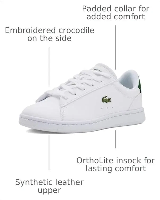 Детские кроссовки для мальчиков Carnaby Set Lacoste, Port — фото 3