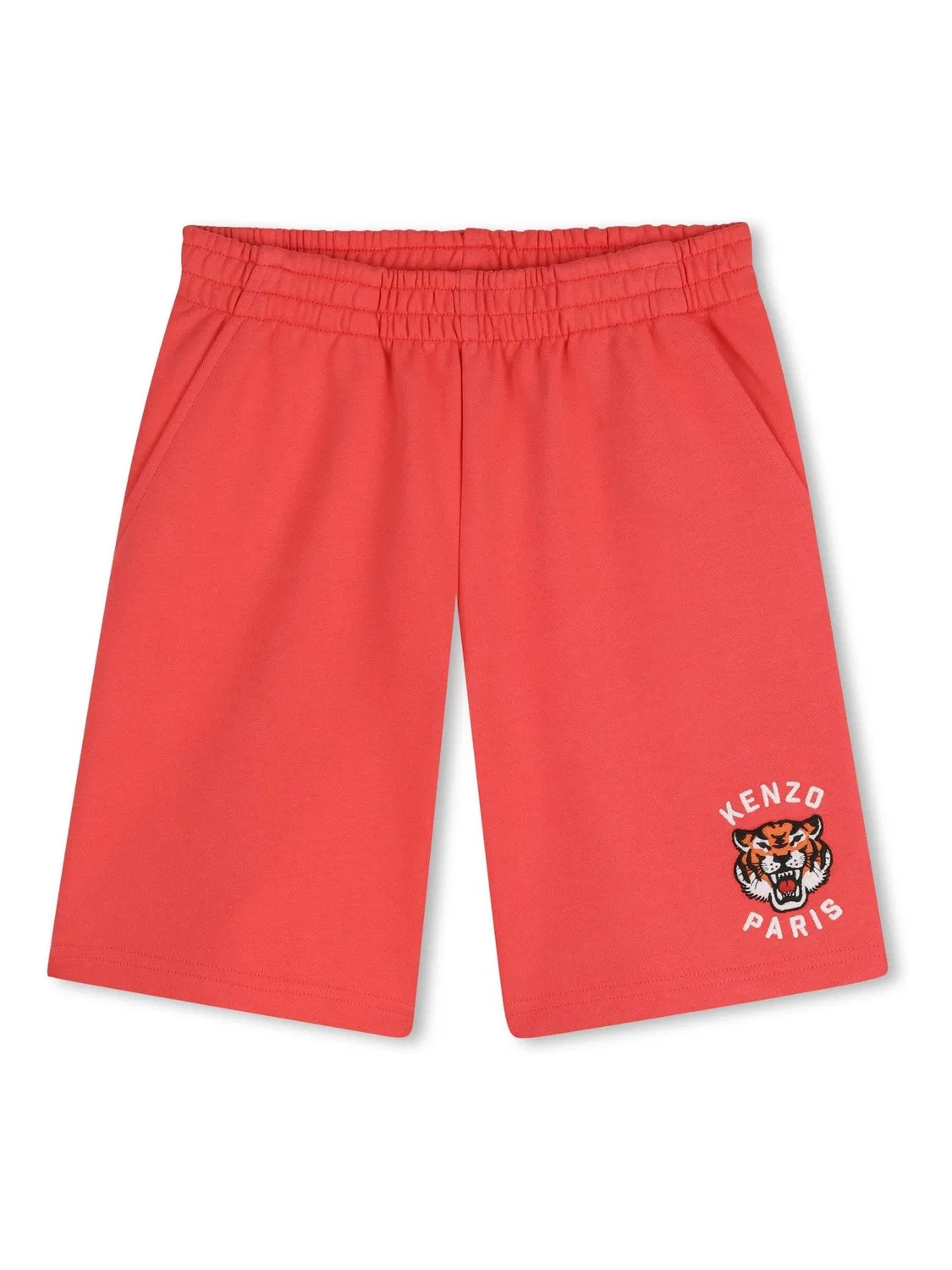 Бермуды French Terry, Kenzo Kids, красный