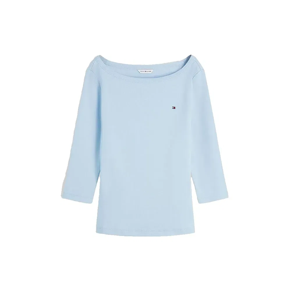Женская футболка с рукавом три четверти Tommy hilfiger, Blue — фото 3