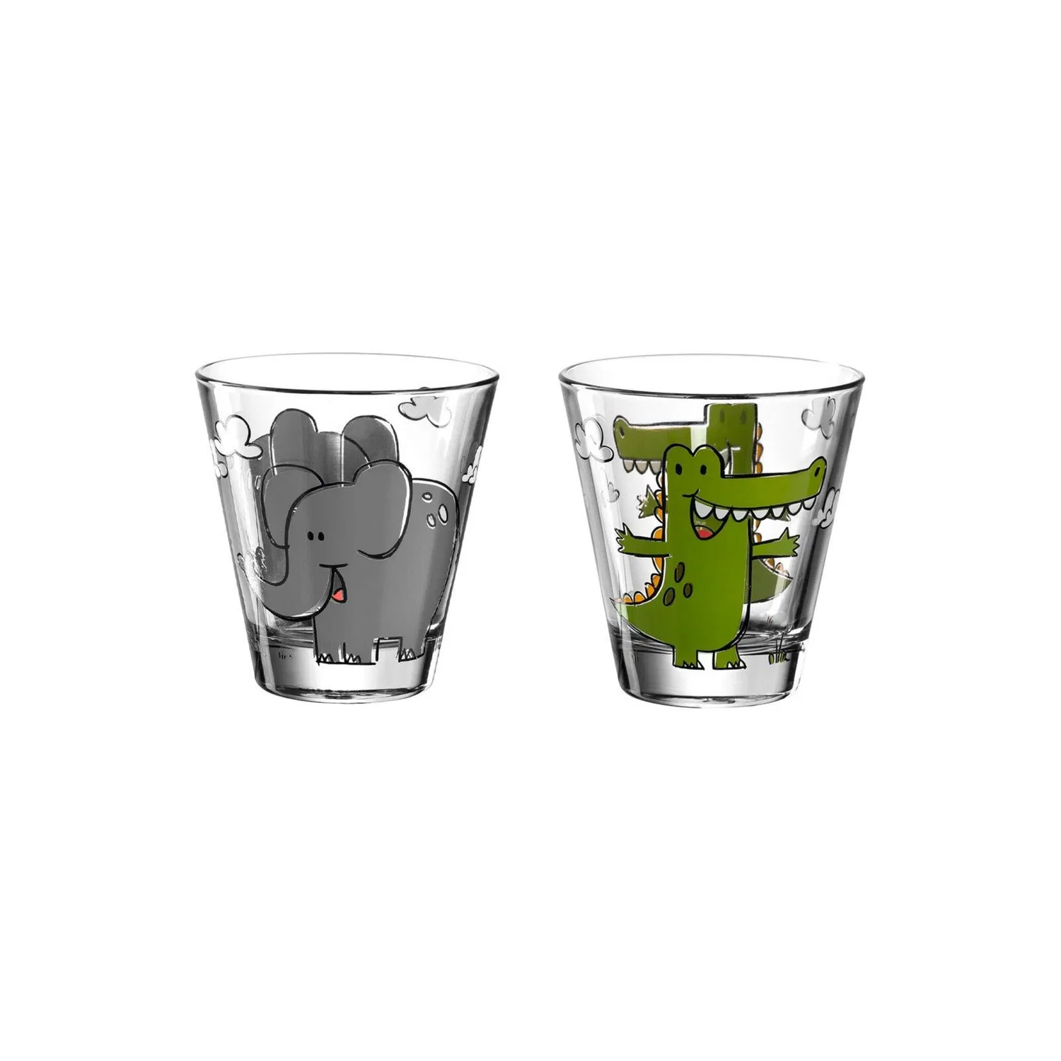 Набор детских стаканов Bambini LEONARDO, Elefant & Krokodil