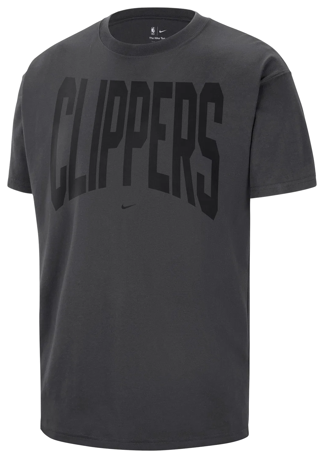 Мужская футболка из хлопка средней плотности Clippers Travel Nike, серый — фото 3