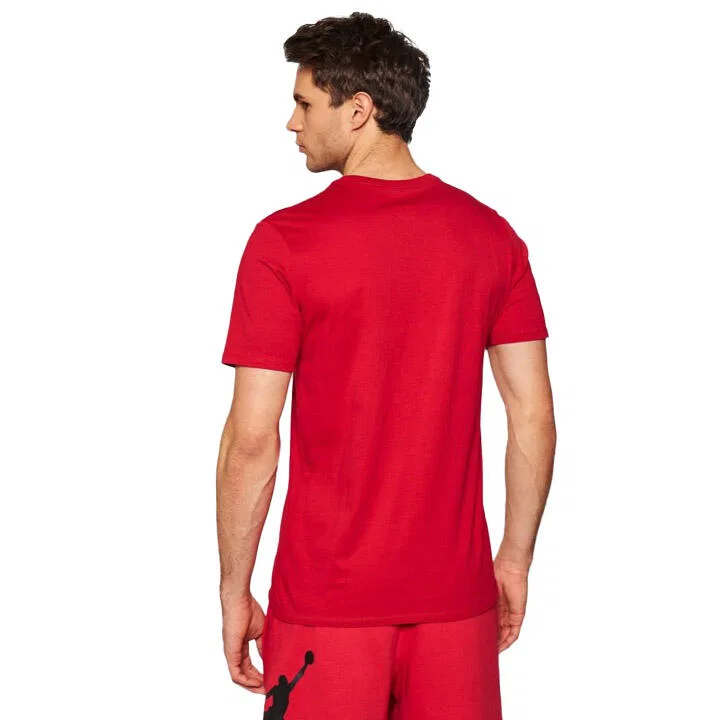 Мужская хлопковая футболка Jordan Mj Jumpman Air Embroidered Tee, Rot — фото 2