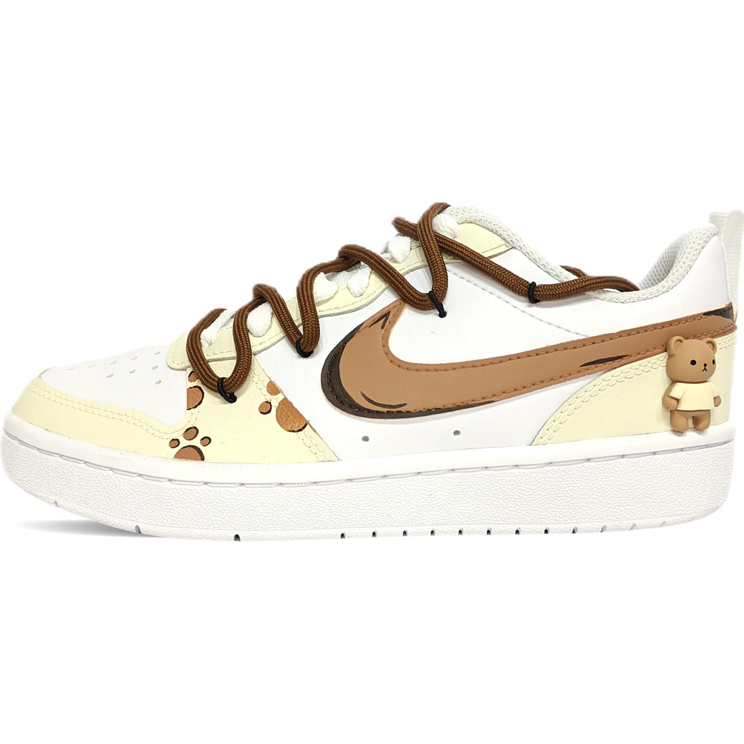

Детские кроссовки для скейтбординга Court Borough Low 2 с низким верхом для подростков Nike, желтый