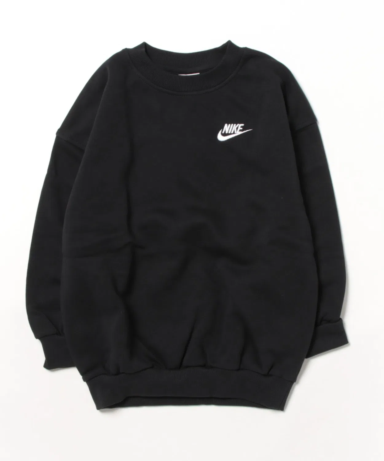 Детский свитшот оверсайз с длинным рукавомClub Fleece NIKE, Black