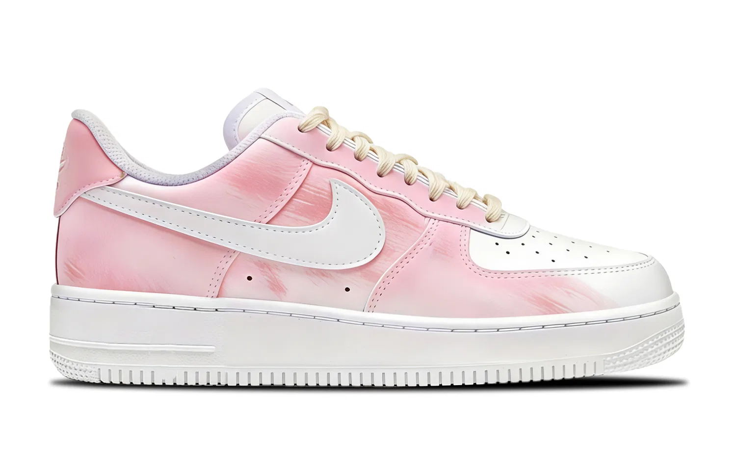 Детские кроссовки для скейтбординга с градиентом Pink Ink Wash Nike — фото 4