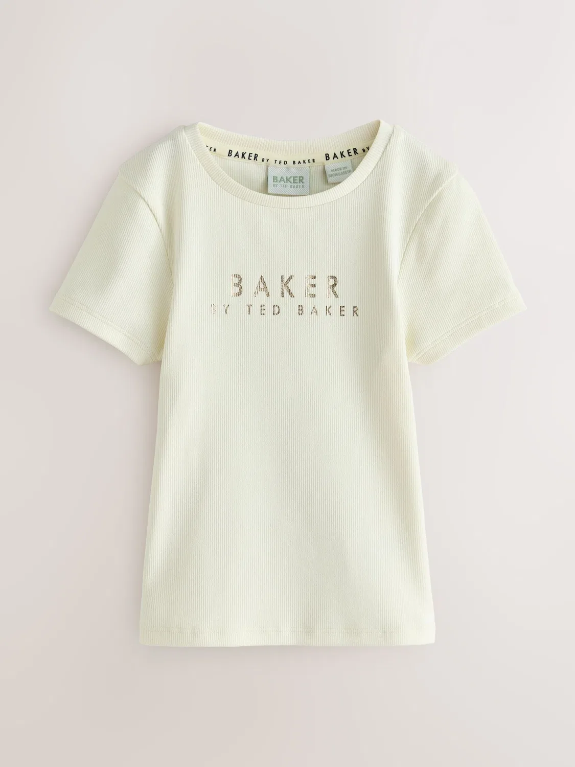 Рубашка Baker by Ted Baker в цветах замша серый, черный — фото 3