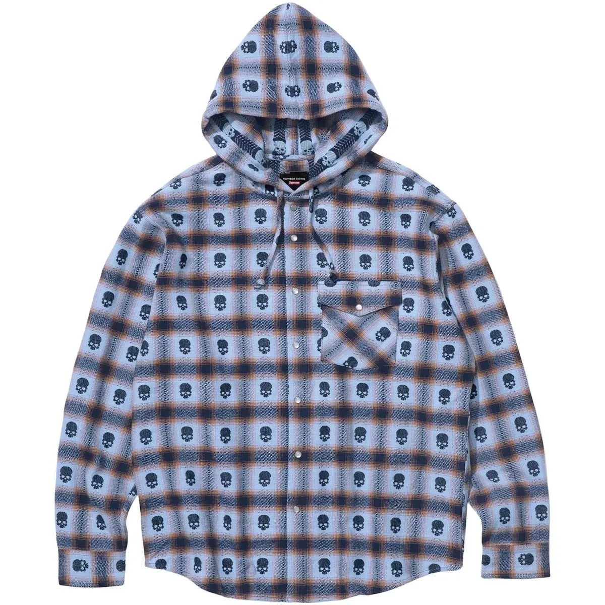 Футболка NUMBERNINE FW25 унисекс Supreme, черный — фото 4