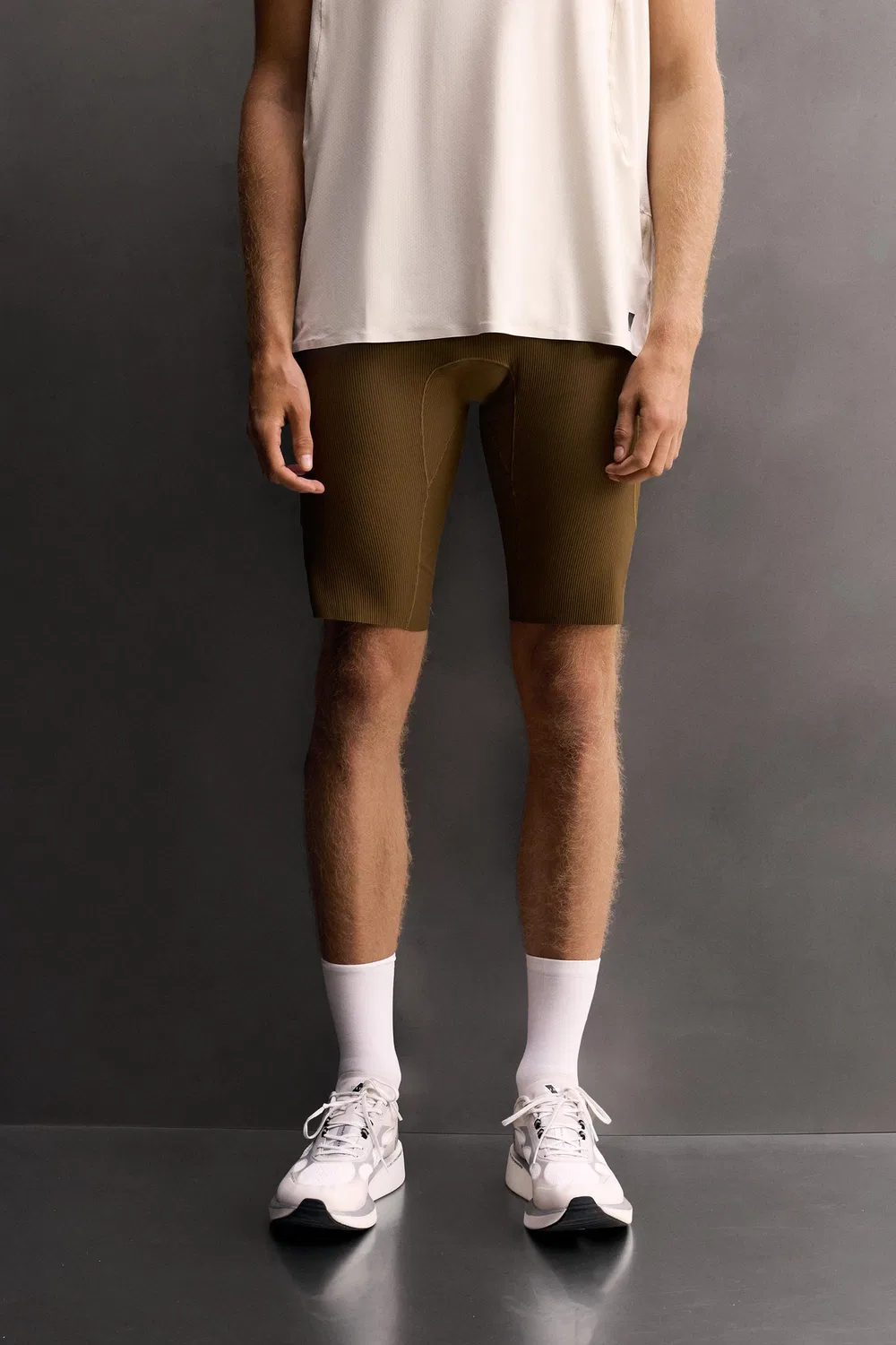 Беговые шорты ZARA, Mid-green — фото 2