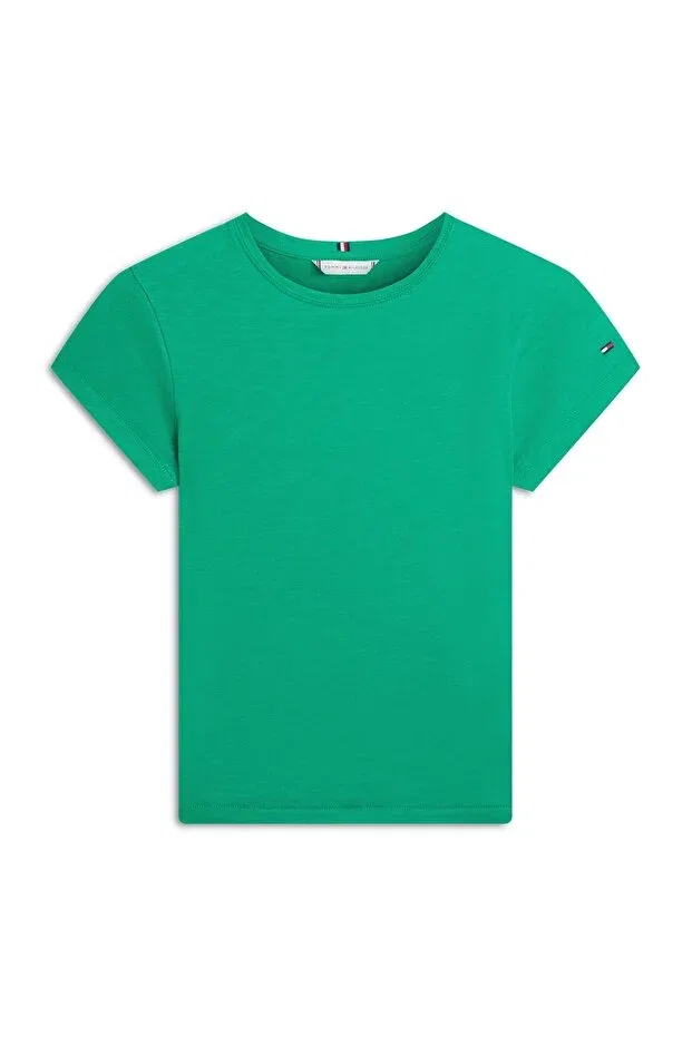 Женская футболка хлопковая короткий рукав ww0ww48702 Tommy Hilfiger, Green