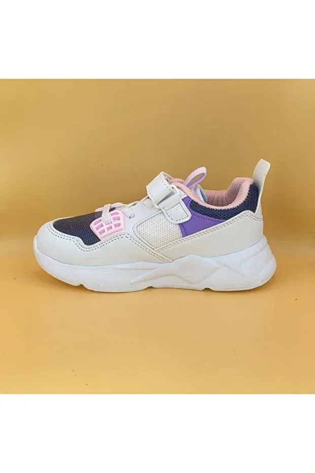 Детские спортивные кроссовки для девочек с липучками Cool Kids, Pink — фото 3