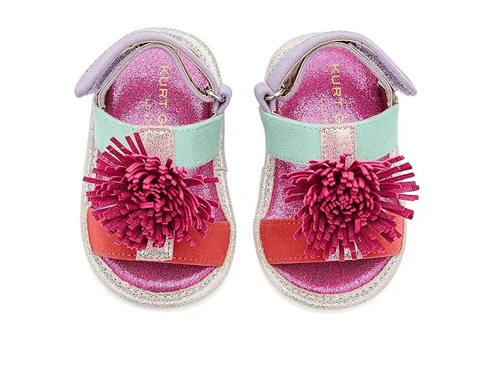 Сандалии с бахромой Baby Orson Kurt Geiger London Kids, Multi — фото 3