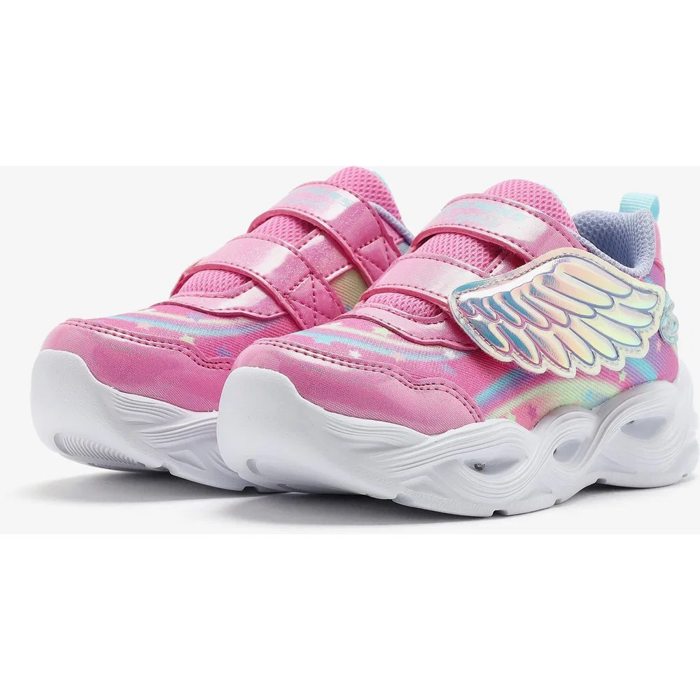 Детские кроссовки для девочек светящиеся Twisty Glow Skechers — фото 4