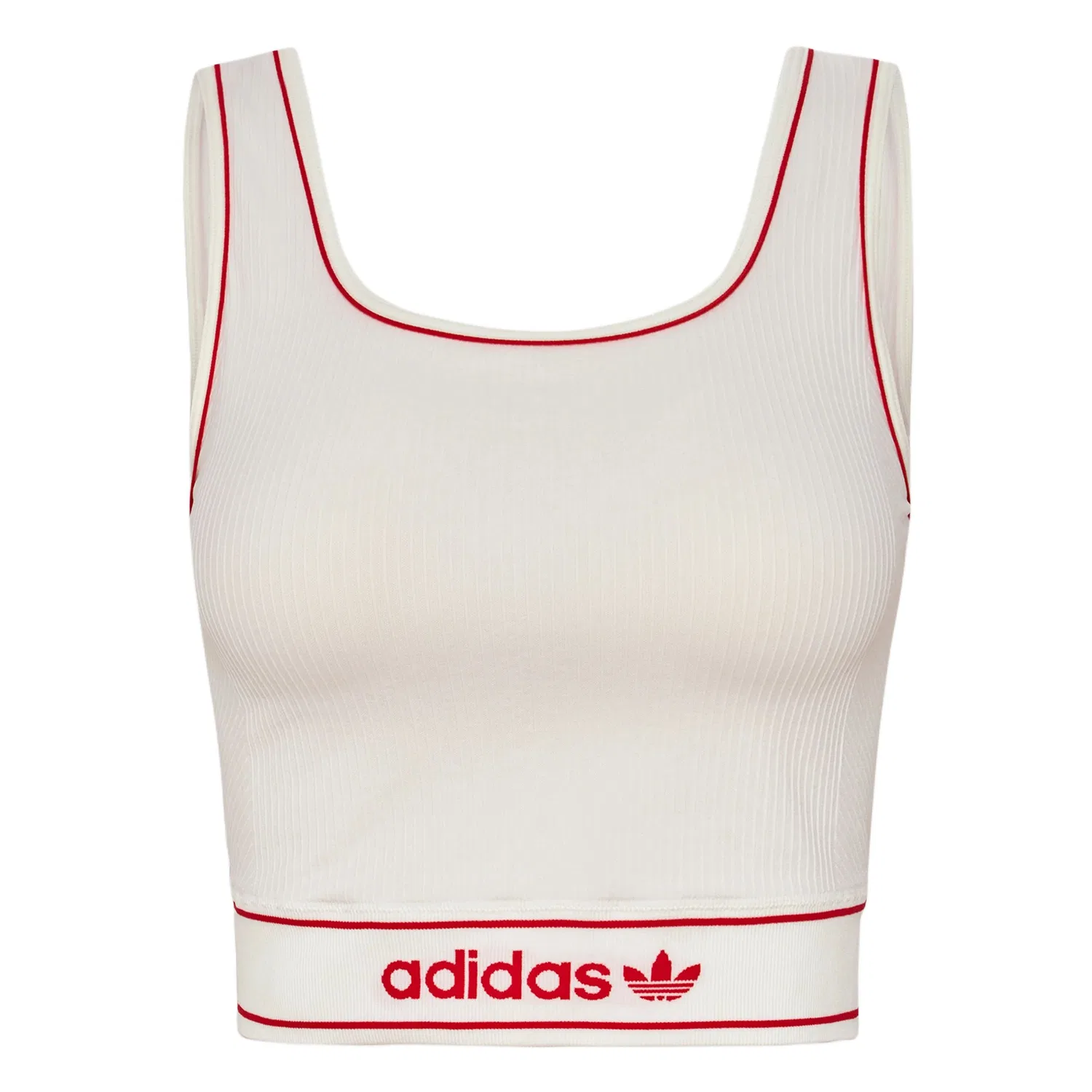 Женский топ без рукавов Adidas Originals, White/Black
