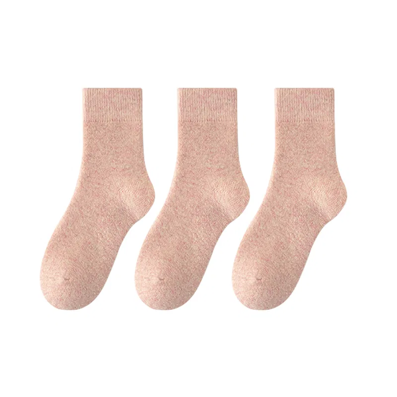 Детские носки с принтом, комплект из 3 пар, MIIOW, Pink 3