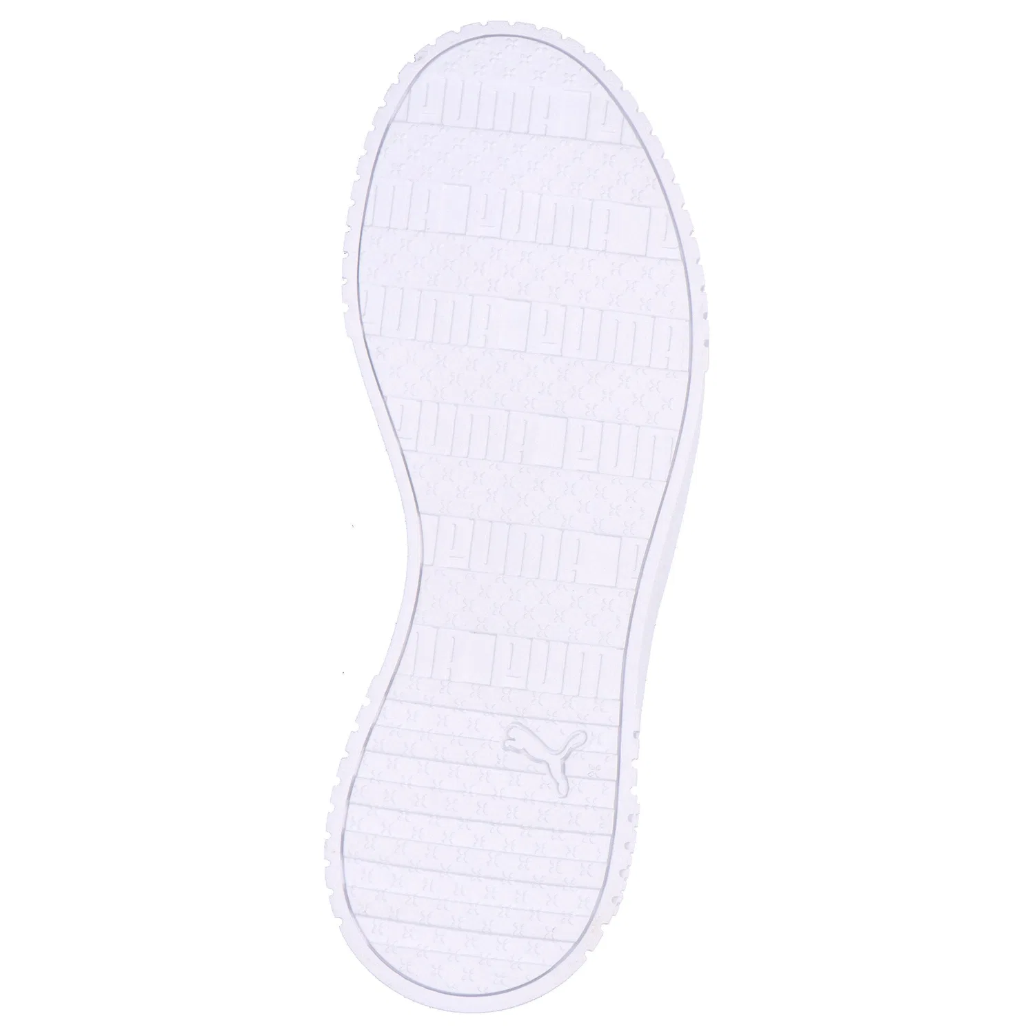 Детские кроссовки из экокожи Carina 2.0 Puma, Weiss Blau Rosa — фото 2
