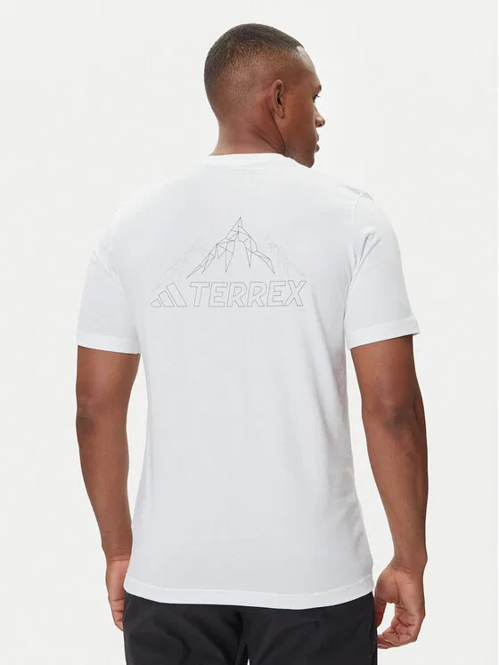 Футболка regular fit Terrex Graphic Adidas, белый — фото 3