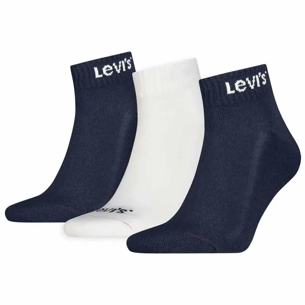 Женские носки средней высоты с усиленной пяткой и мыском Levi's, Blue