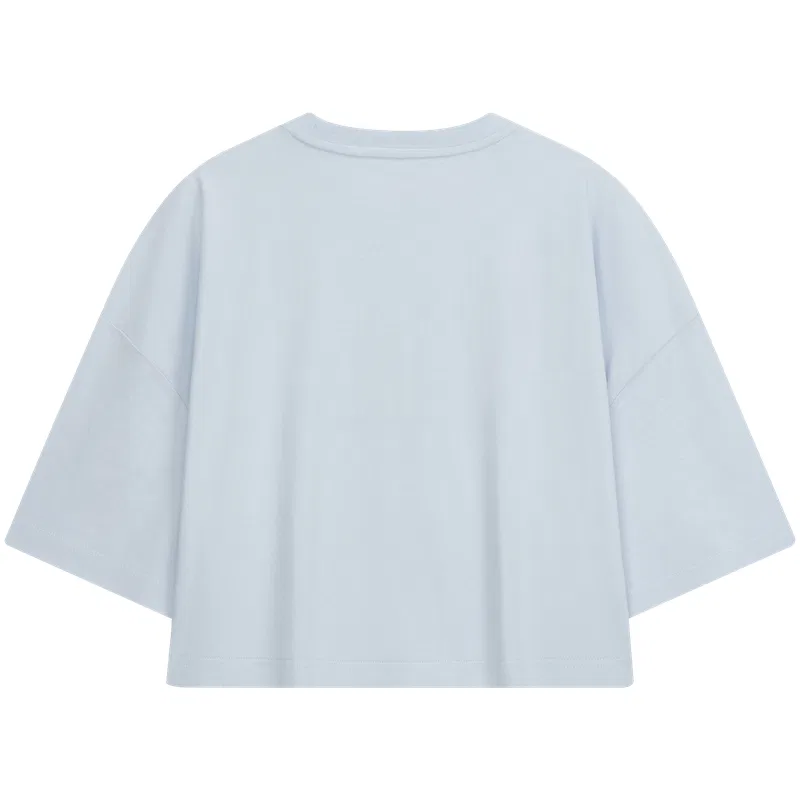 Женская футболка с круглым вырезом Calvin Klein, Misty Blue — фото 3