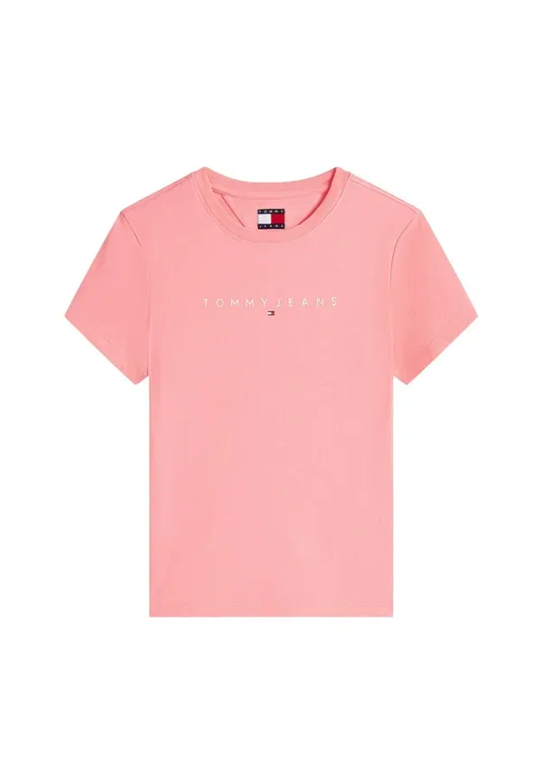 Футболка с принтом Print T-shirt Tommy Hilfiger, розовый — фото 3