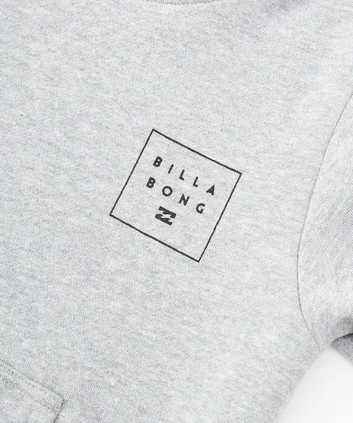 Детский худи с принтом BILLABONG LOGO SET UP, Черный — фото 4