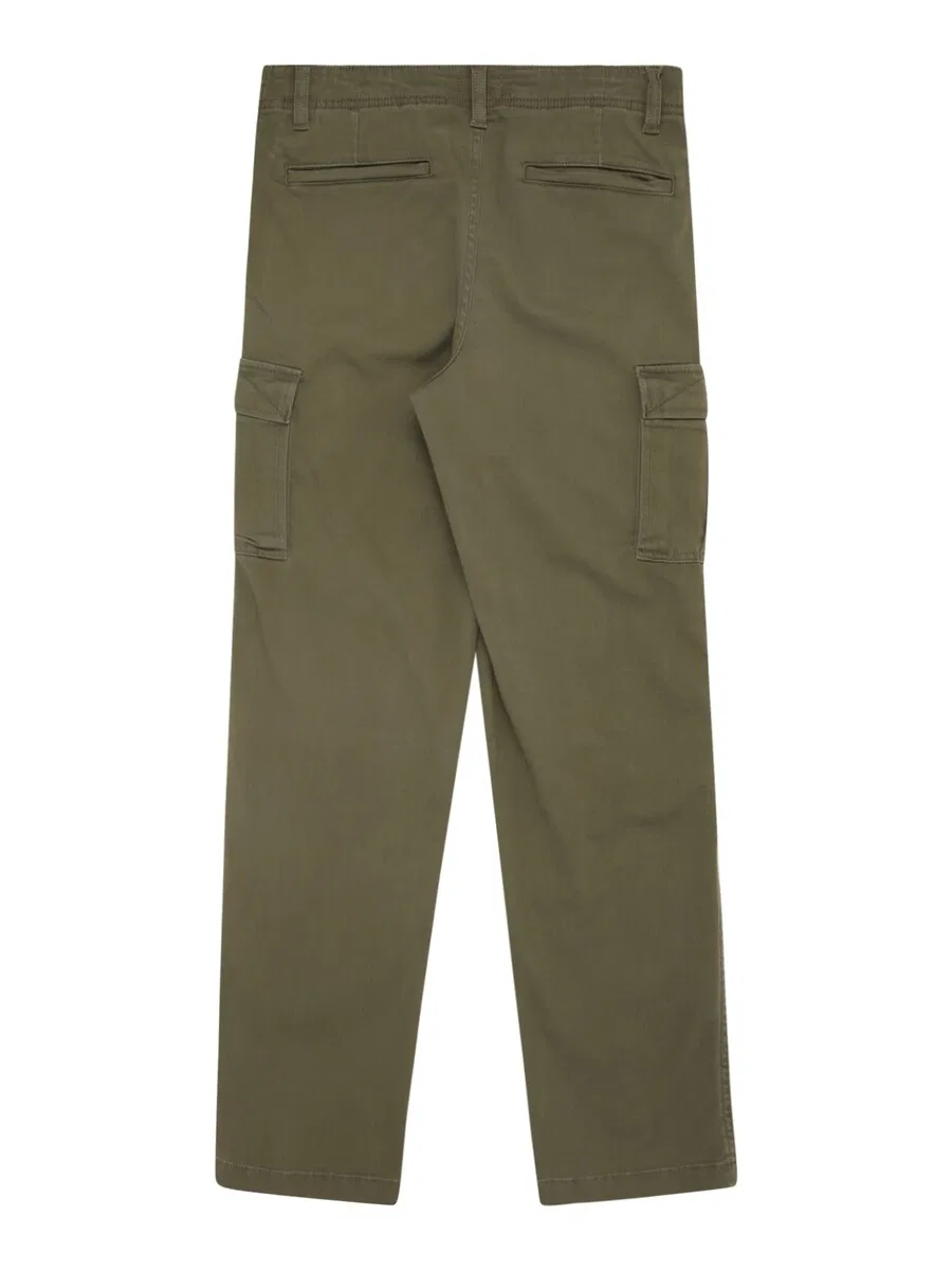 Детские брюки Jack & Jones Junior Regular 'Kane Jonny' оливкового цвета — фото 2