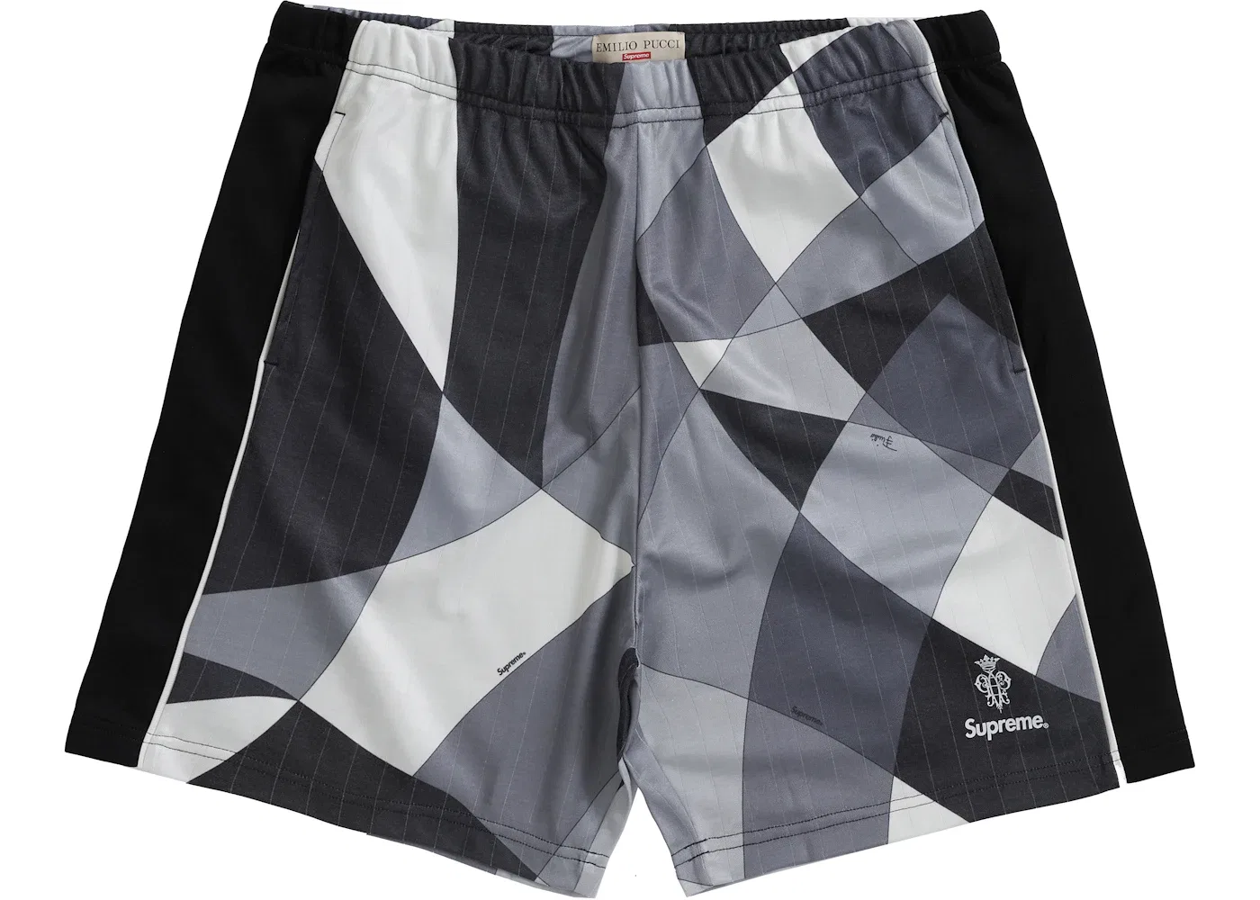 Мужские шорты с принтом Soccer Short Supreme, Черный