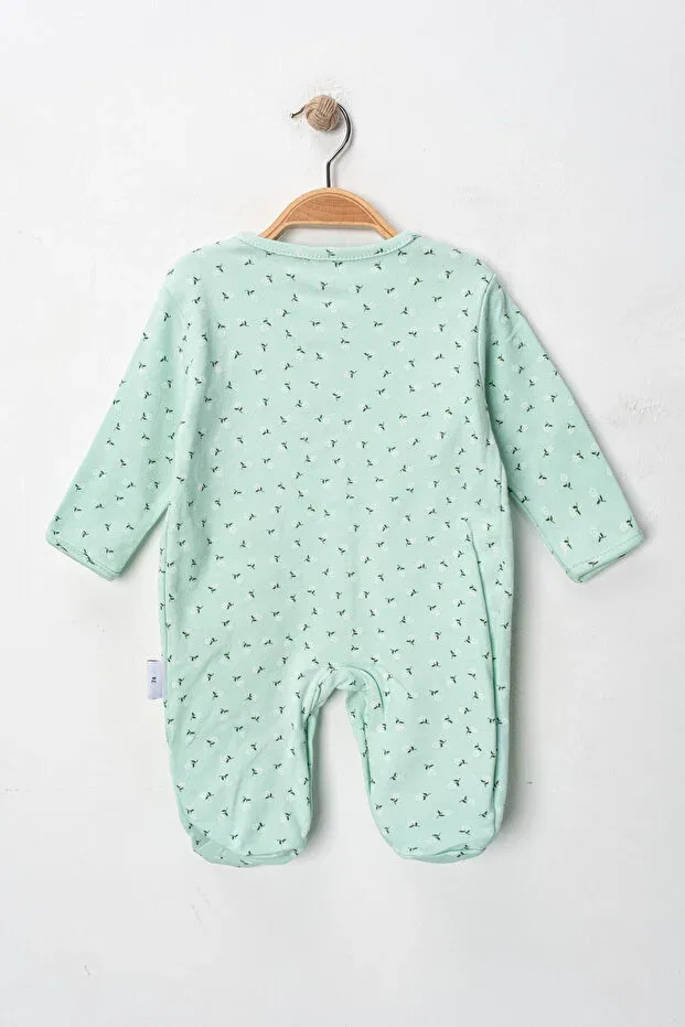 Детский комбинезон с цветочным принтом Enia Baby, Multicolor — фото 4