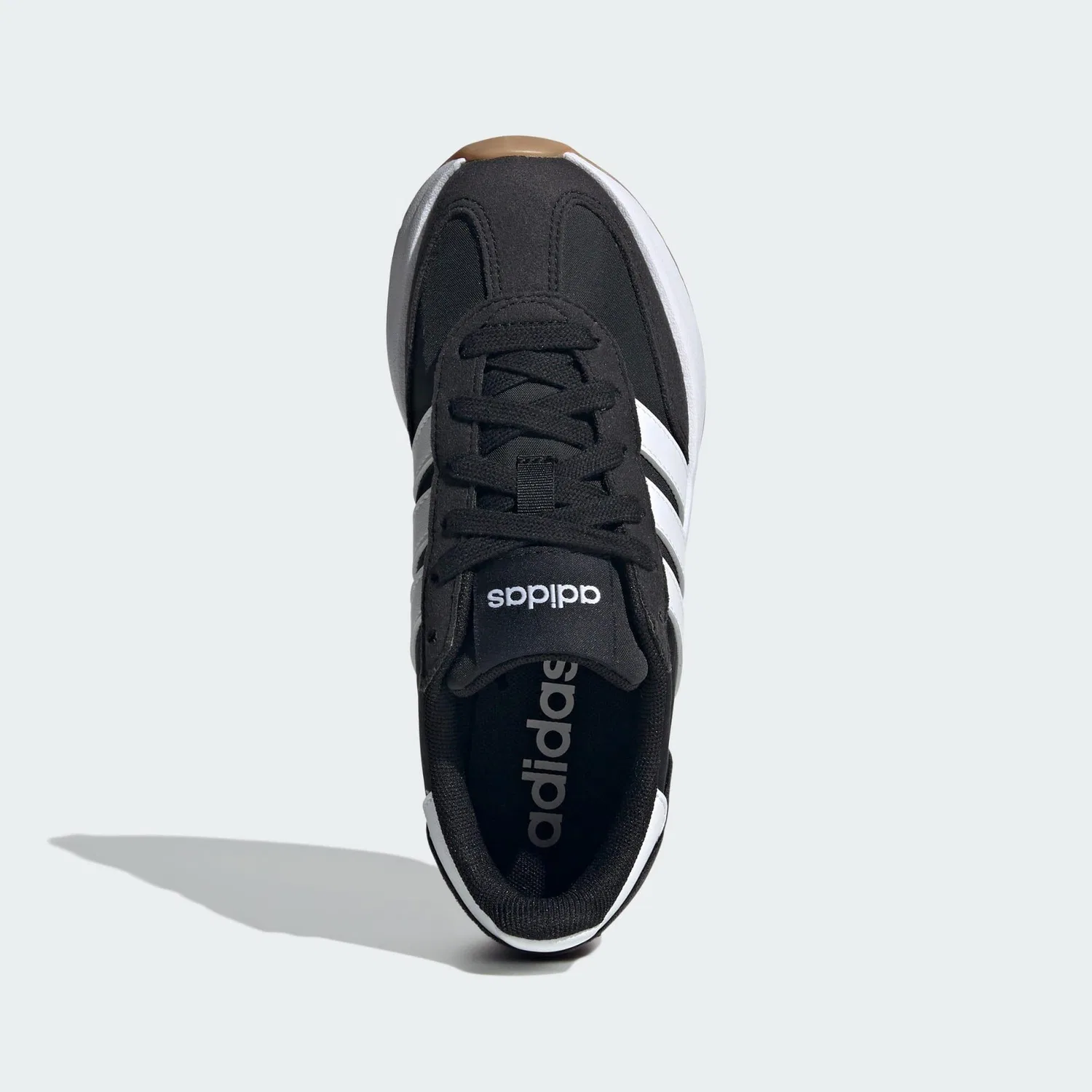Детские кроссовки с ретро-дизайном Run 70s 2.0 Adidas, Schwarz Weiss Braun — фото 2