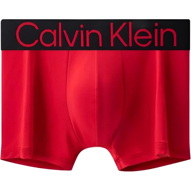 Мужские боксеры с принтом Flame Red Calvin Klein