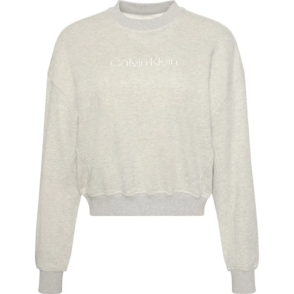 Пижамная футболка с длинным рукавом Calvin Klein, серый