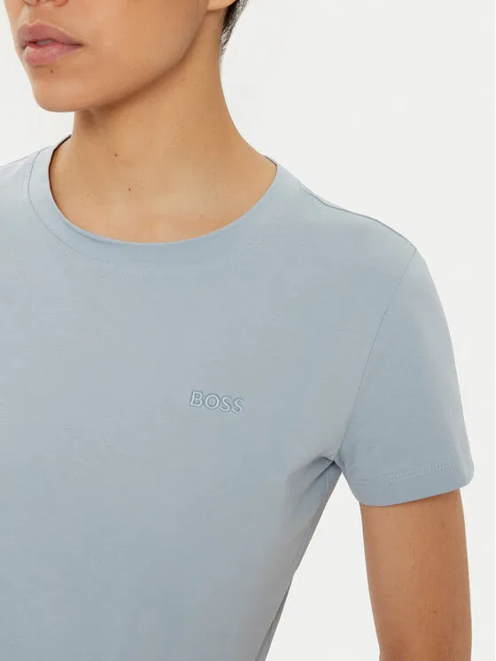 Футболка slim fit C_Esogo_1 Boss, синий — фото 4