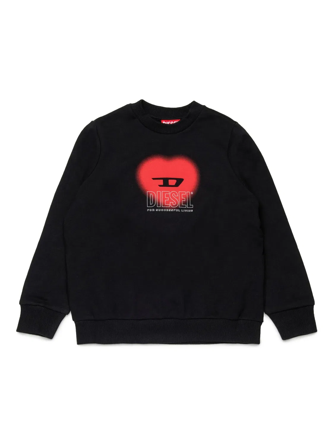 Толстовка Scacuore черная Diesel, черный