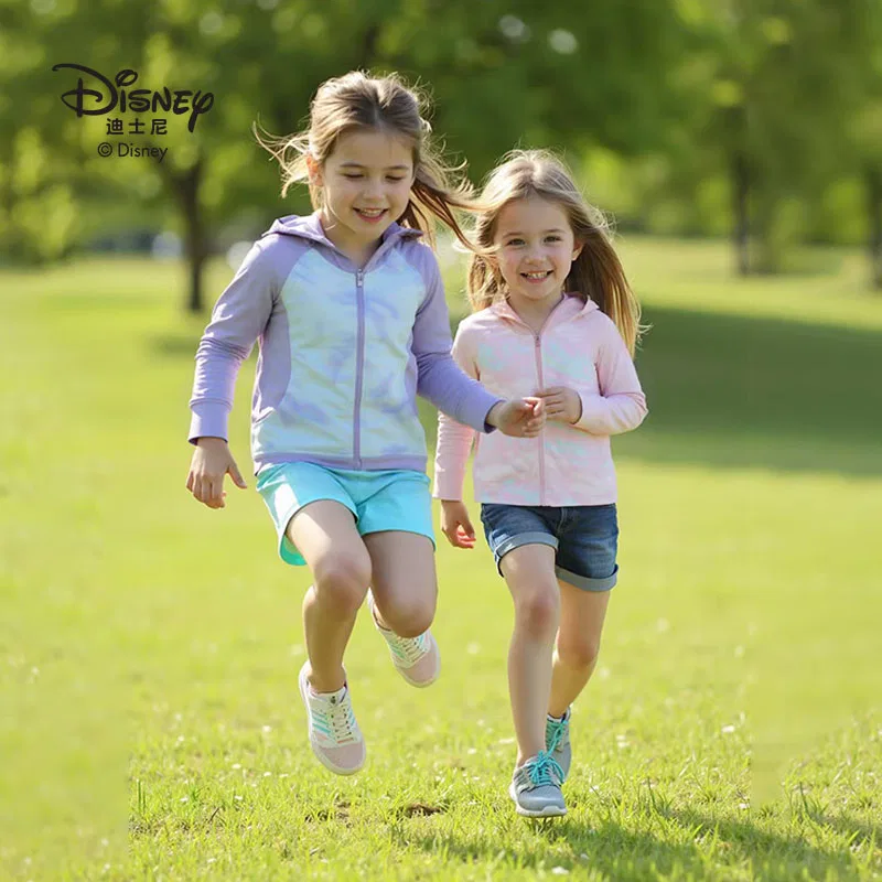 Детская куртка для защиты от солнца с быстросохнущей тканью Disney, Pink — фото 4