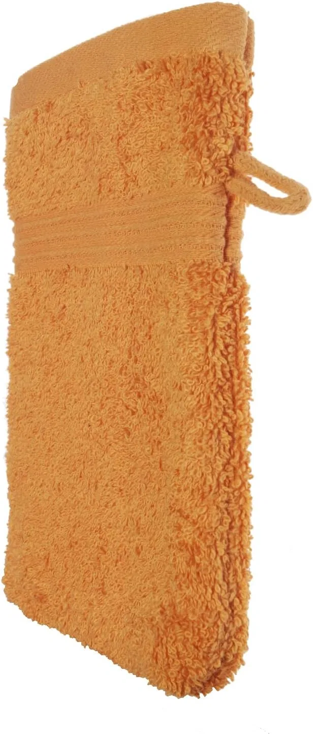 Махровая мочалка-перчатка, Julie Julsen, 100% хлопок, 500 г/м², 15x21 см, Terracotta — фото 3