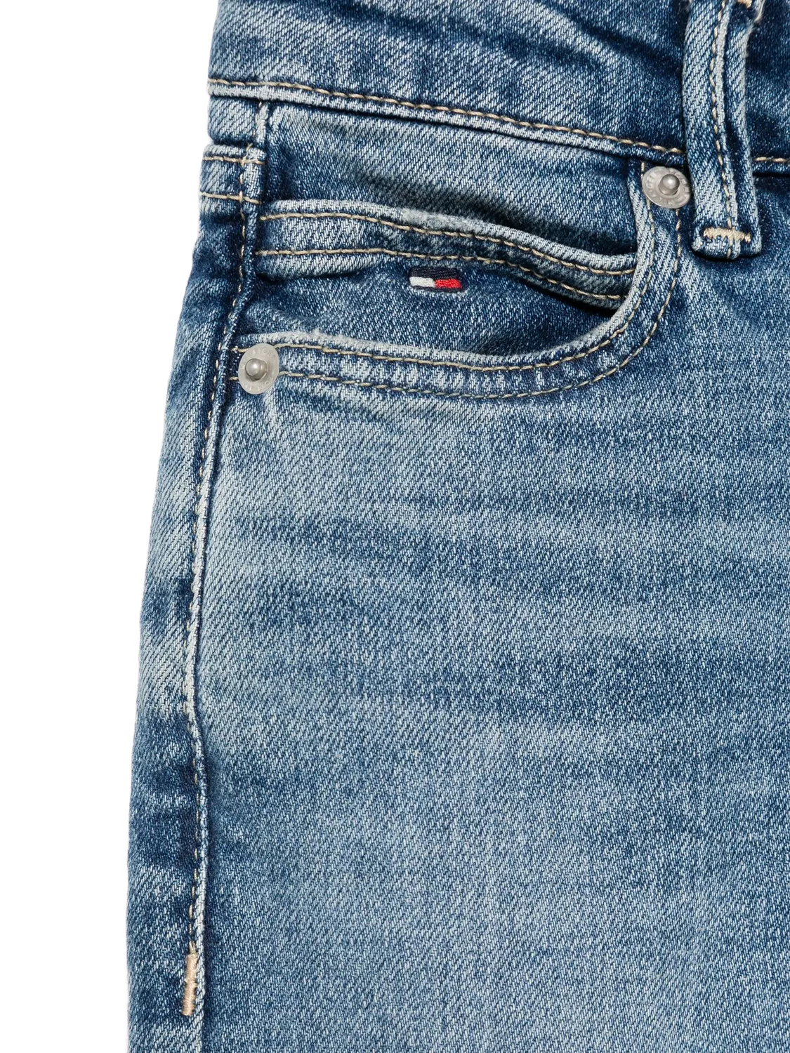 Зауженные джинсы Tommy Hilfiger, синий — фото 3