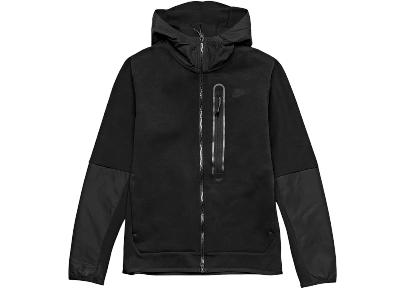 Мужская худи с полной застежкой-молнией Tech Fleece Nike, Black