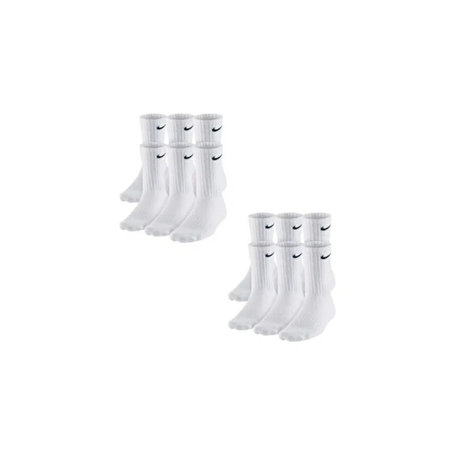 Комплект из 12 пар спортивных носков с усиленной пяткой и мыском Nike Performance Cushion Crew Socks, Белый