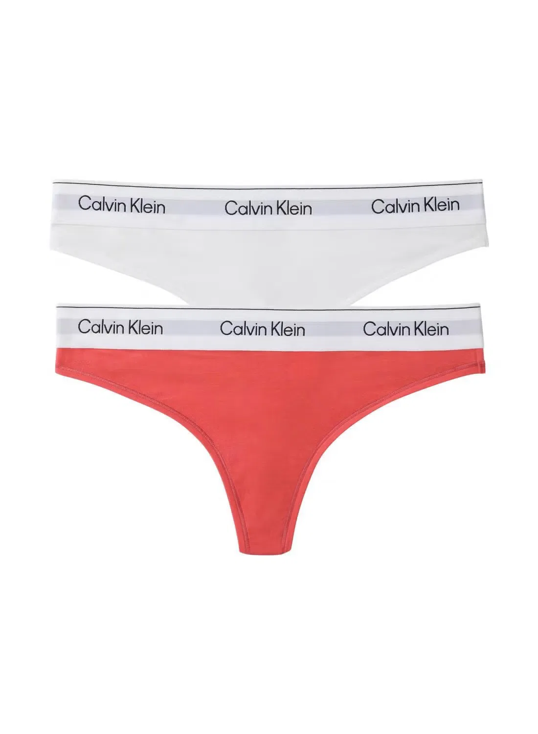 Трусы-стринги с логотипом, комплект из 2 штук, Icon, Calvin Klein, белый