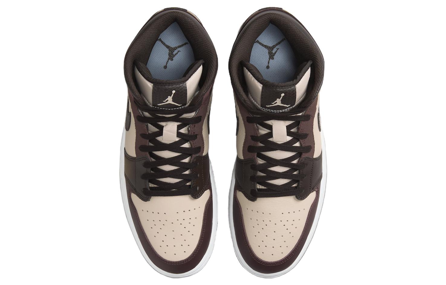 Jordan Air 1 Mid SE 'Paris YMCA' Коричневый Бежевый Черный — фото 4