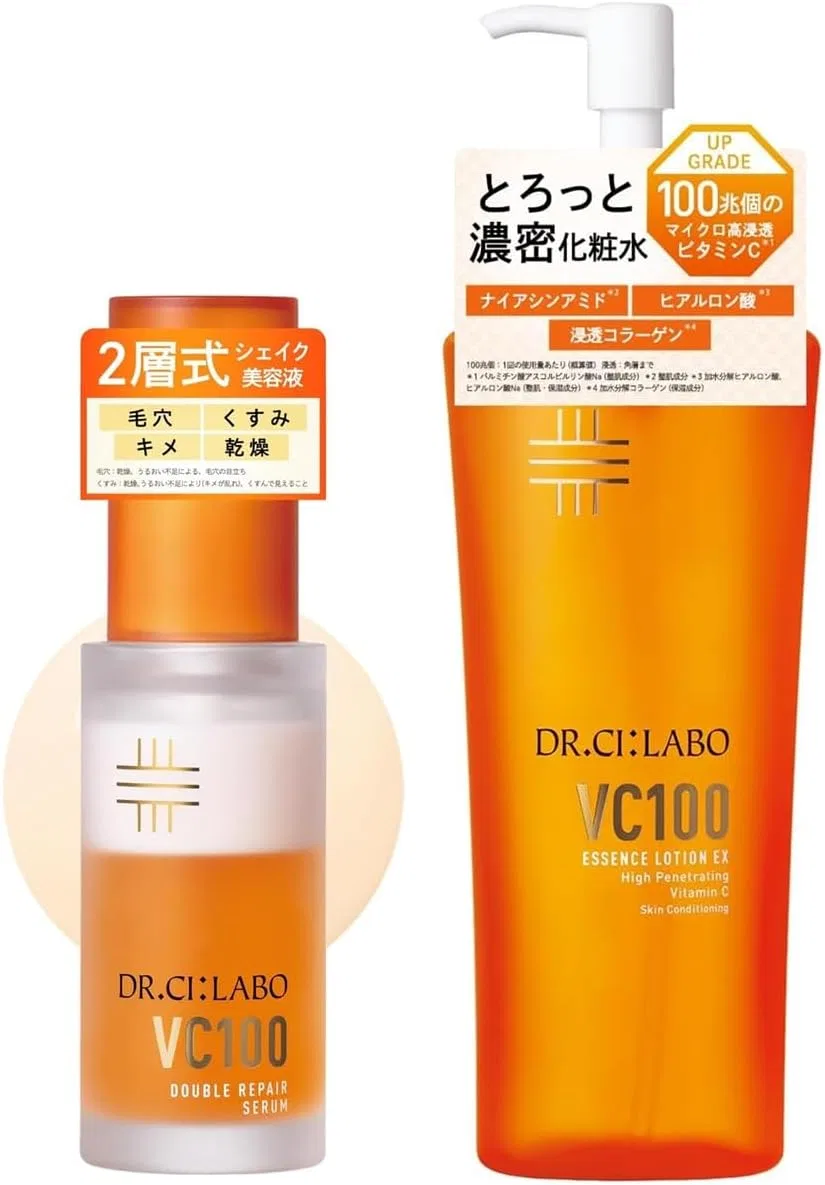Лосьон VC100 Essence Lotion EX V, Dr.Ci:Labo, двойная сыворотка для восстановления, 285 мл + 30 мл
