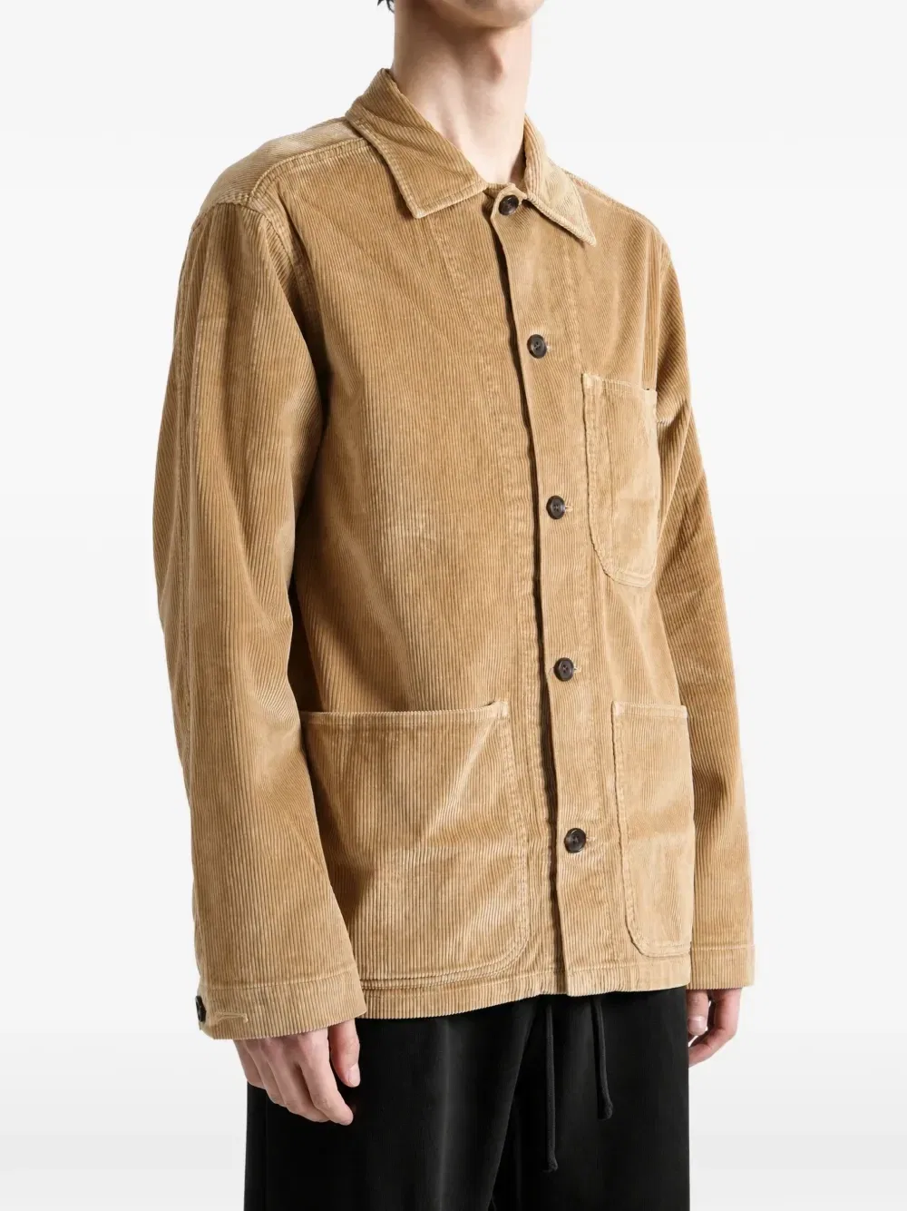 Вельветовая практичная куртка-рубашка POLO RALPH LAUREN, бежевый — фото 3