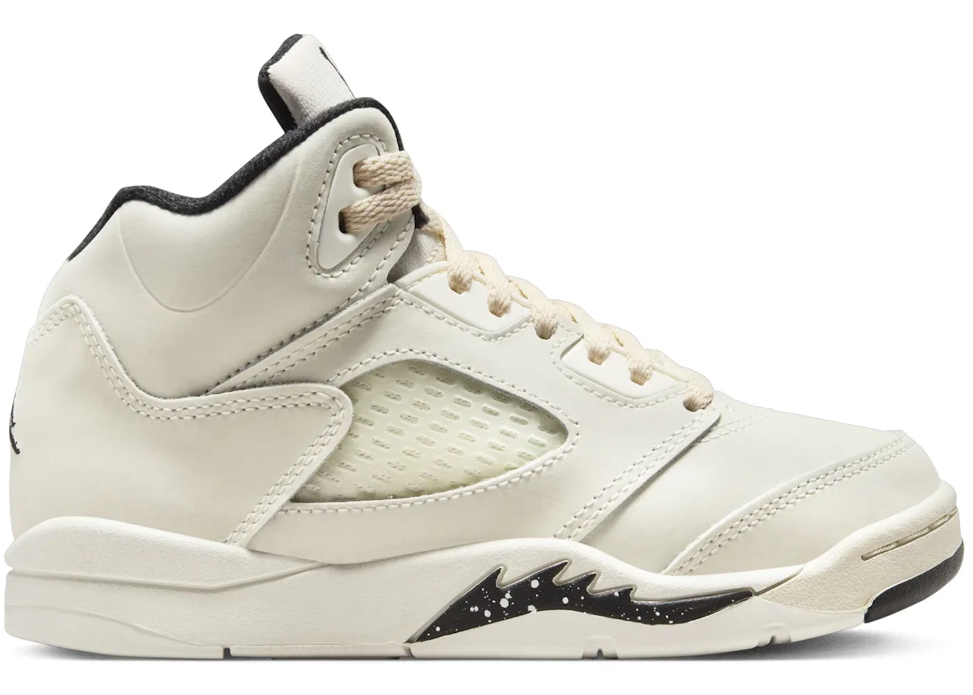 Детские кроссовки Lifestyle с принтом Jordan 5 Retro SE Jordan, Sail/Light Orewood Brown/Coconut Milk/Black