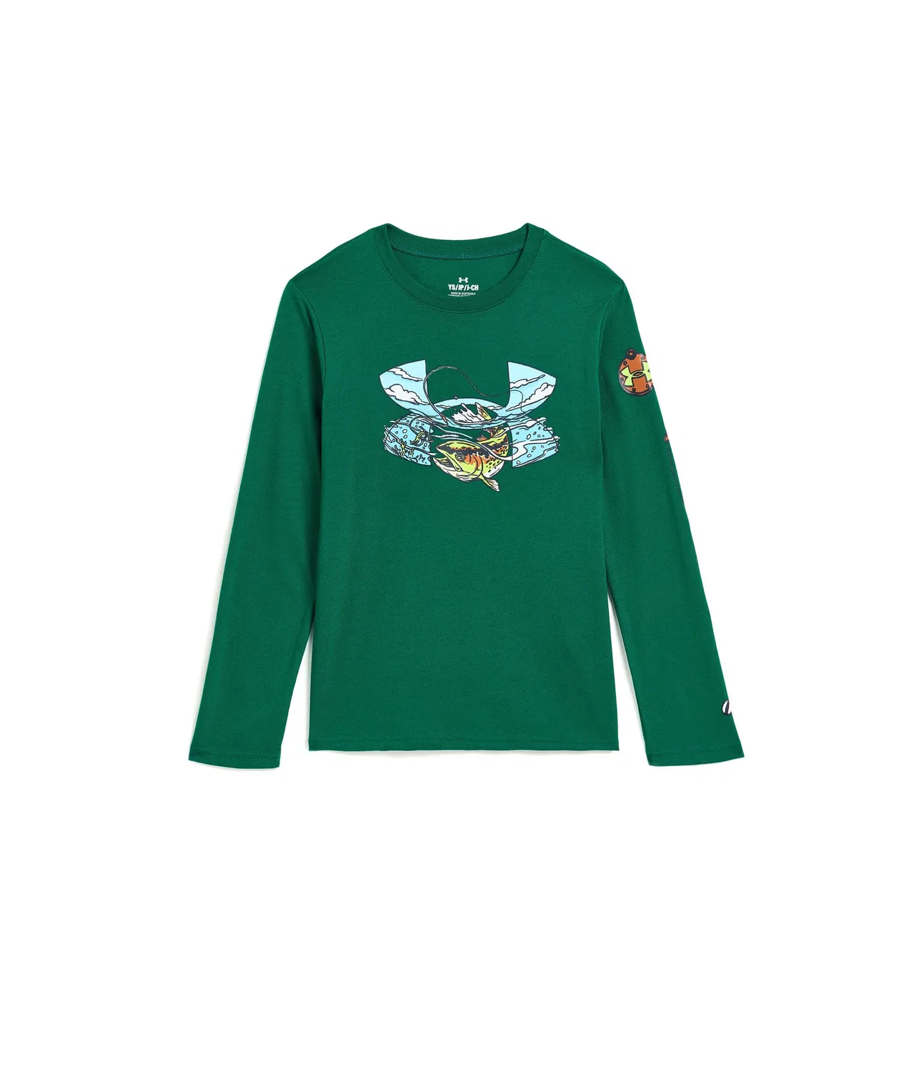 Футболка Great Catch (для детей постарше) Under Armour Kids, Campus Ivy