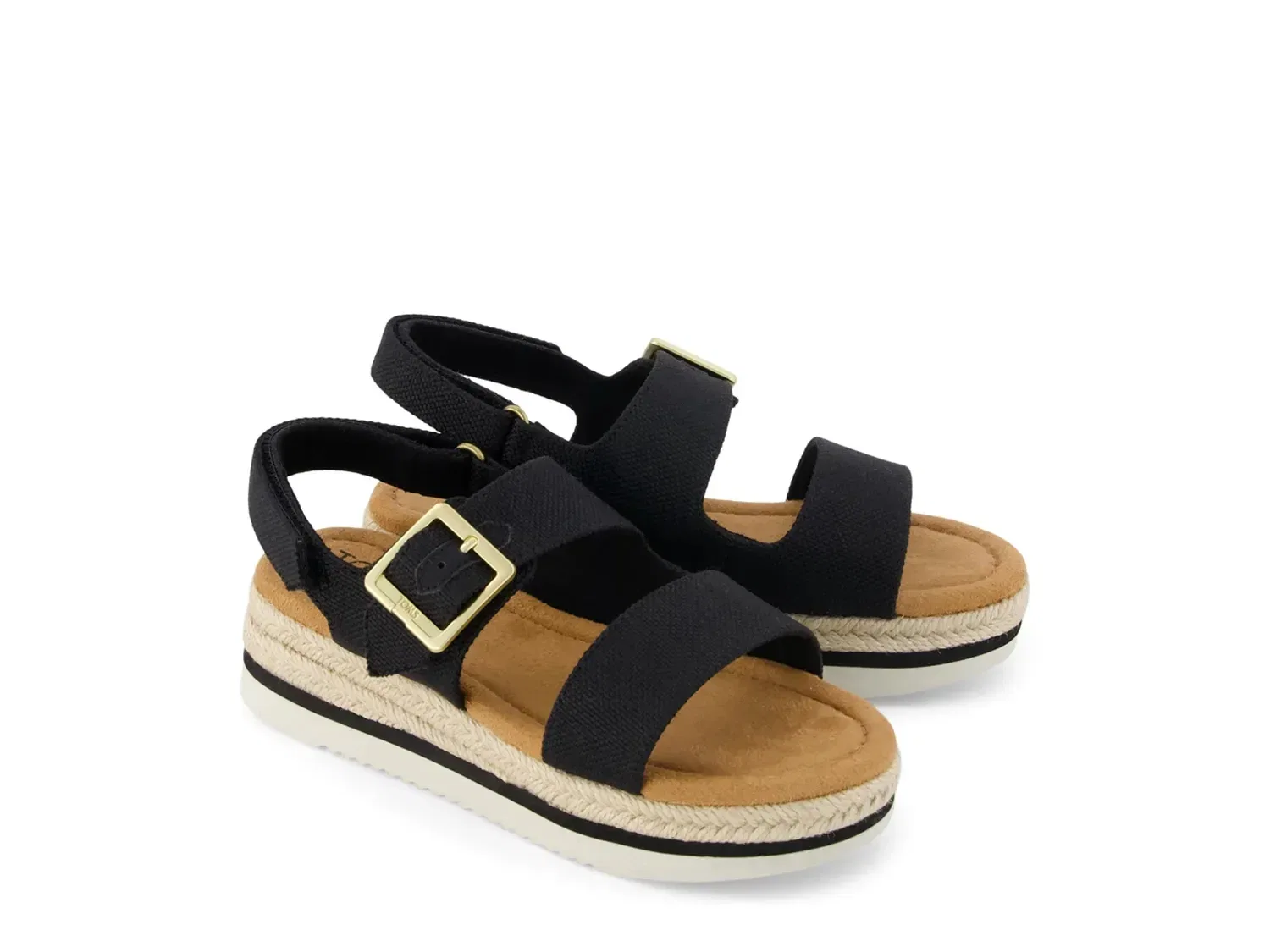 Босоножки Giana на платформе, TOMS, черный — фото 2