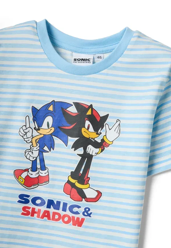 Комплект пижамы из хлопка Sonic the Hedgehog Ovs, Light Blue, светло-голубой — фото 3